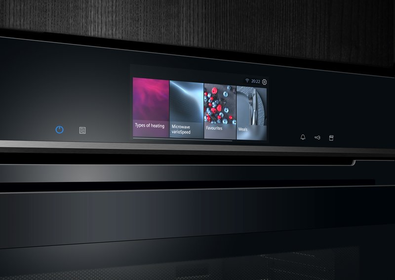 Siemens HS758G3B1 — TFT-Touchdisplay Pro: veľký farebný dotykový displej pre komfortné ovládanie.