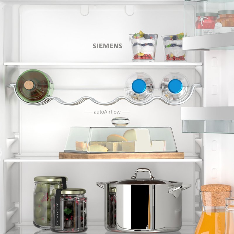 Siemens KI86VVSE0 — autoAirflow – rovnomerné chladenie udrží potraviny dlhšie čerstvé.