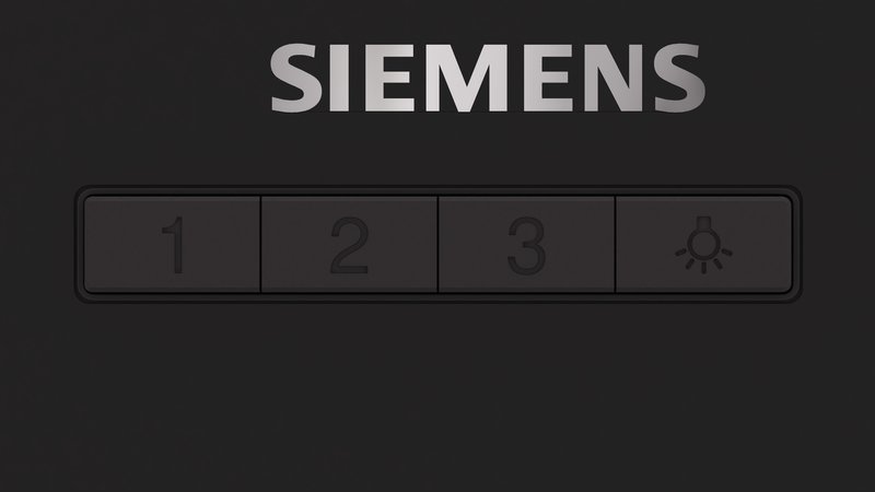 Siemens LC65BCC60 — Ovládanie tlačidlom: Jednoduché a intuitívne ovládanie nastavení vášho odsávača.