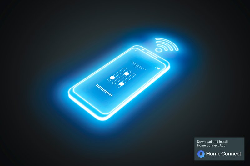 Siemens SN63EX22CE — Home Connect – ovládajte svoju inteligentnú umývačku riadu z miesta, kde sa práve nachádzate.