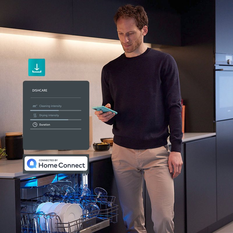 Siemens SN87TX02CE — Inteligentný program – personalizovaný program umývania riadu, ktorý spĺňa vaše potreby.