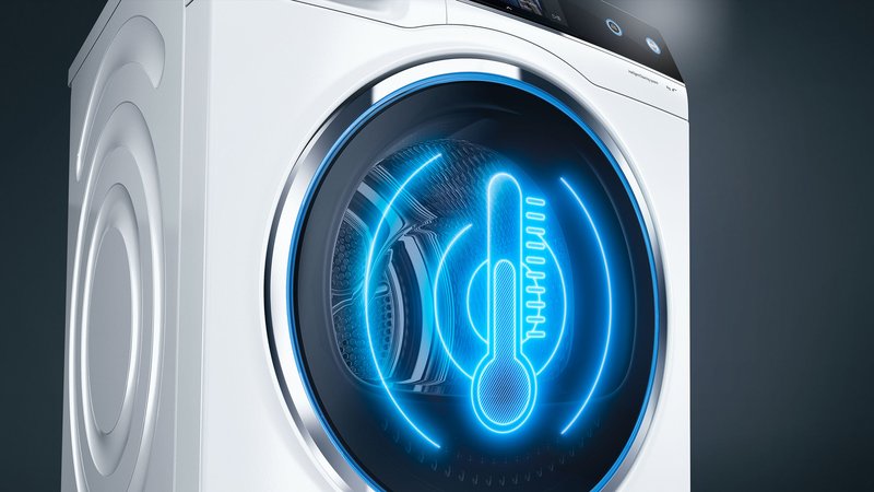 Siemens WK14D490EU — autoDry – šetrne usuší bielizeň na zvolený stupeň usušenia.